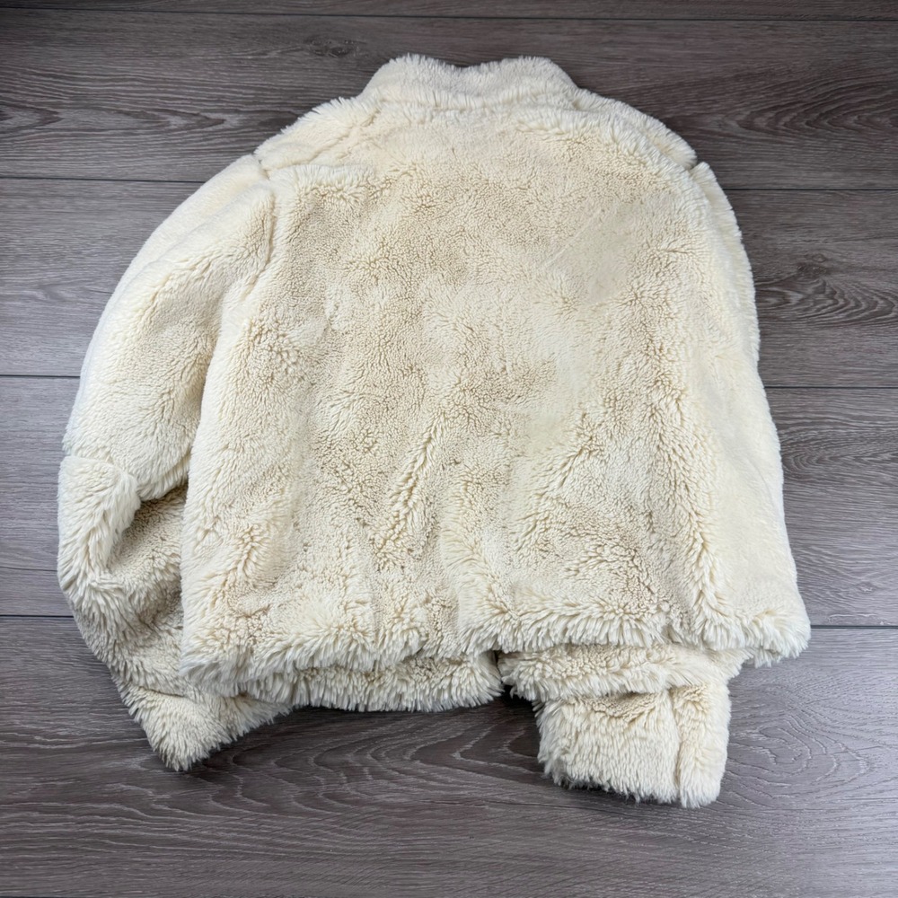 Patagonia Womens Los Gatos Fleece Full Zip Jacket Cream White Large - Picture 6 of 9